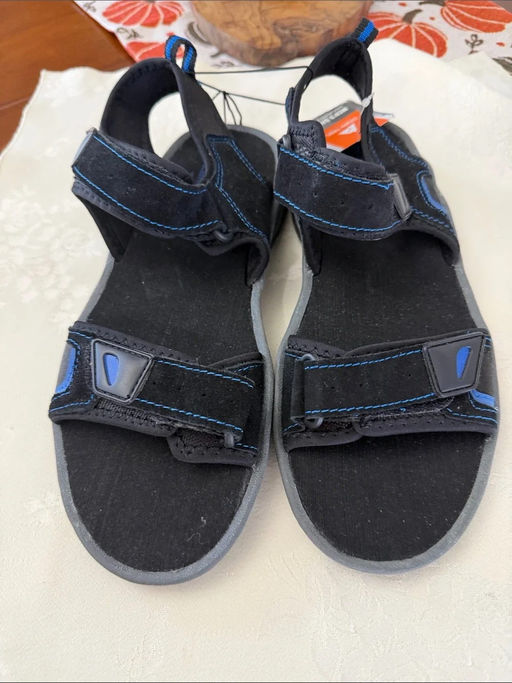 Ozark Trail Black and Blue Kids' Outdoor Sandals